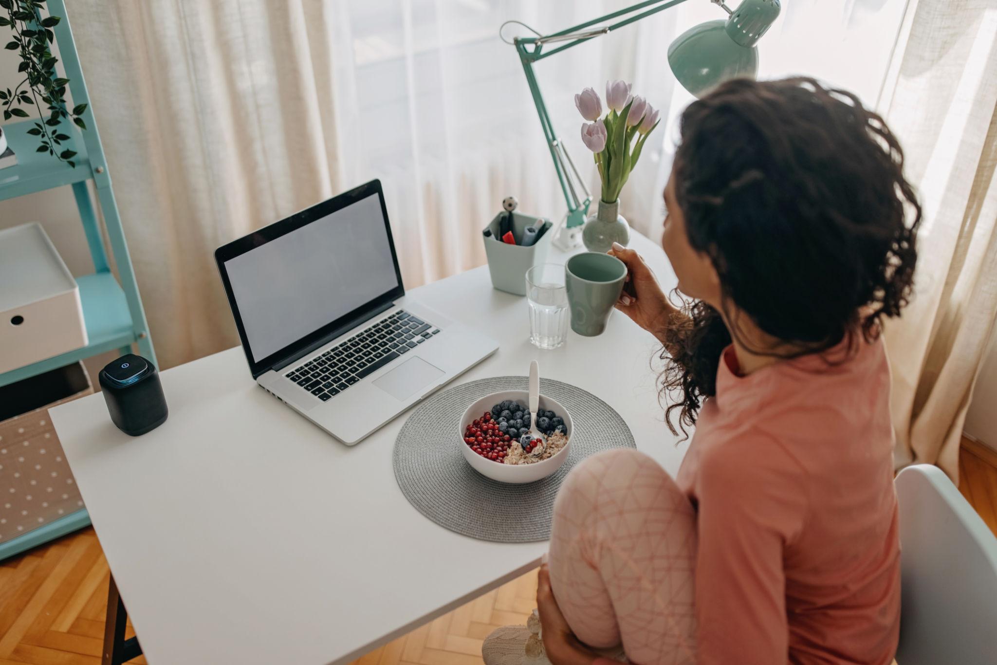 gentle productivity in a calm daily routine
