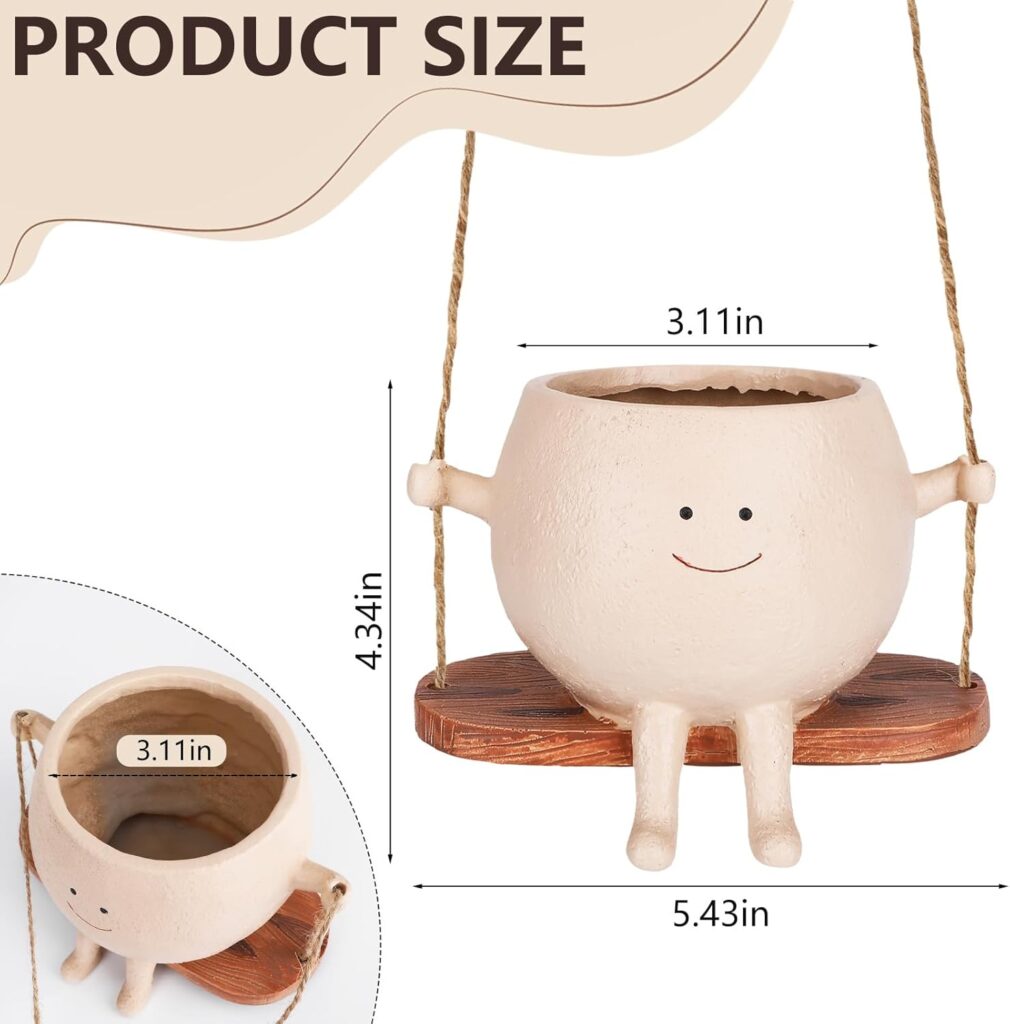 Hanging Planter with Unique Design, Suitable for Indoor and Outdoor Decoration