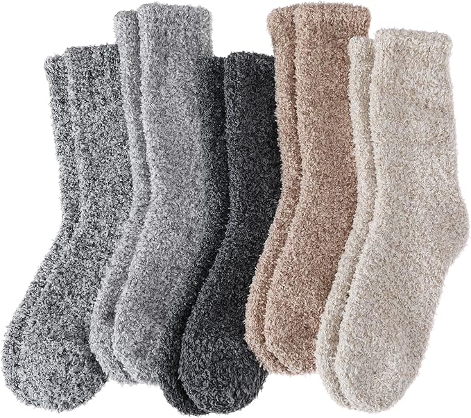 Fluffy Cozy Comfy Cabin Plush Warm Winter Sleep Home Soft Socks